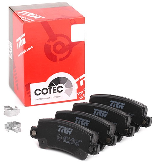 Задні колодки Тойота Корола Е120 / Toyota Corolla E120 (0446602070) TRW GDB3289, фото 1