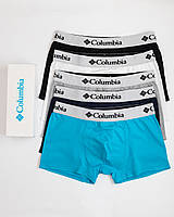 Набор мужских трусов боксеров Columbia 5 штук стильные брендовые трусы боксеры коламбия в фирменной коробке