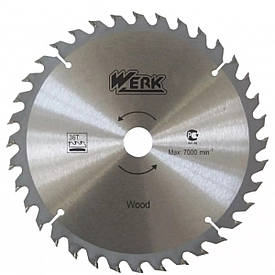 Диск пиляльний для дерева — 125х22,23 40 зуб. (WERK) 36095