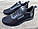 Чоловічі кросівки текстильні Чорні із сірим Jordan, фото 3