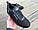 Чоловічі кросівки текстильні Чорні із сірим Jordan, фото 7