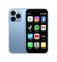 Міні смартфон Soyes XS16 2/16Gb blue компактний сенсорний телефон з яскравим екраном 2,5 дюйми