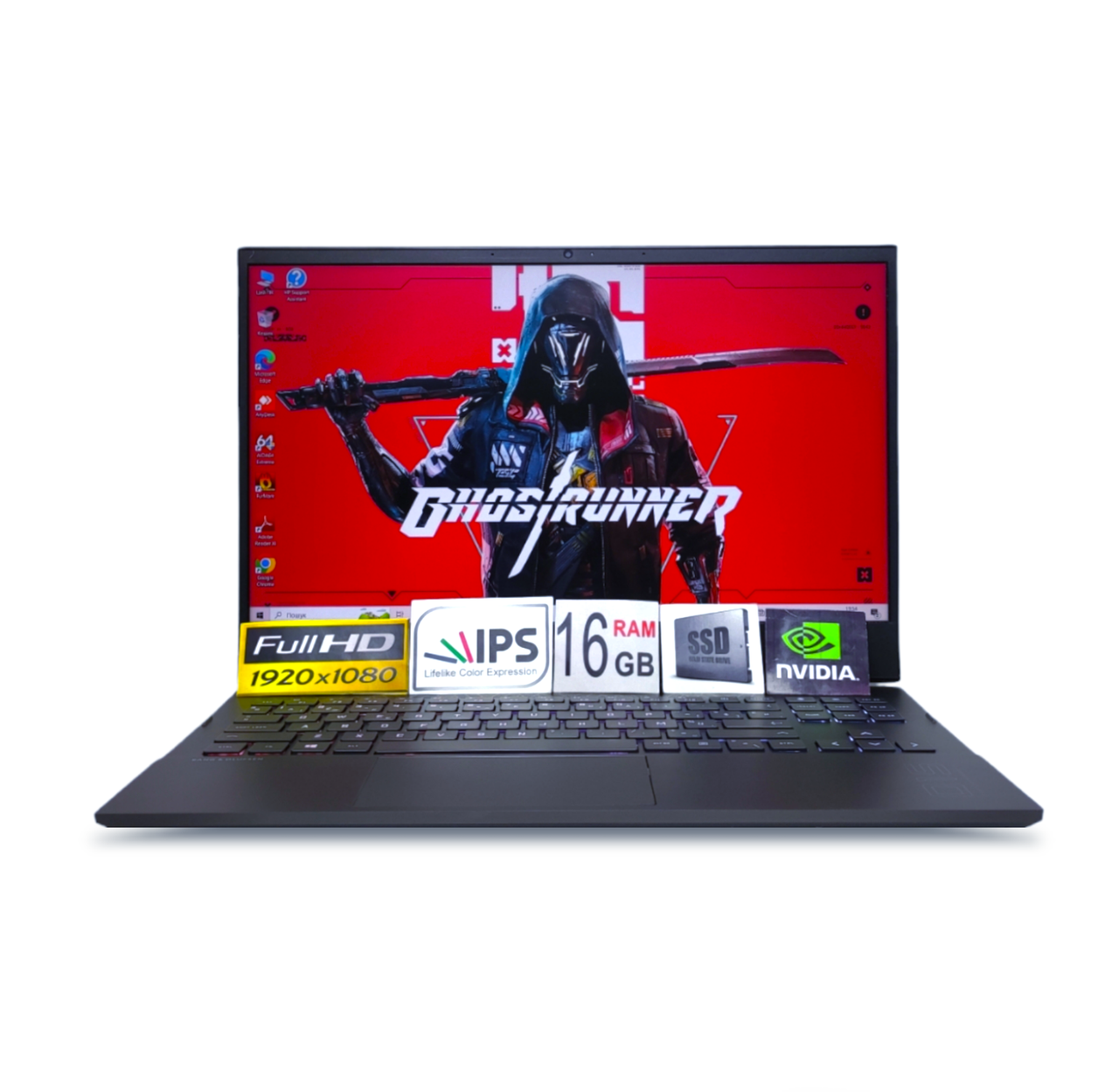 Ігровий ноутбук HP OMEN 15.6" 144Gz IPS FHD Ryzen 7 5800H 8 ядер 16GBDDR4 SSD512GB Nvidia RTX 3060 6GB