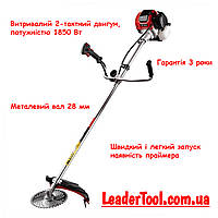 Мотокоса 1.85 кВт, 52 см³, котушка, фреза 40 зуб'їв STORM INTERTOOL WT-2230