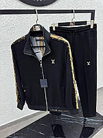 Мужской спортивный костюм LOUIS VUITTON D11911 черный L, 2XL, 3XL