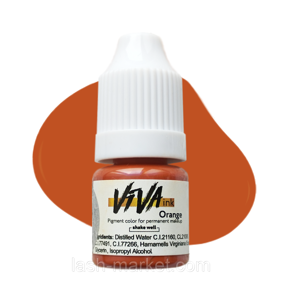 ПІГМЕНТ ДЛЯ ТАТУАЖУ ПОМАРАНЧИЙ КОРЕКТОР VIVA INK CORRECTOR #1 ORANGE 6ML