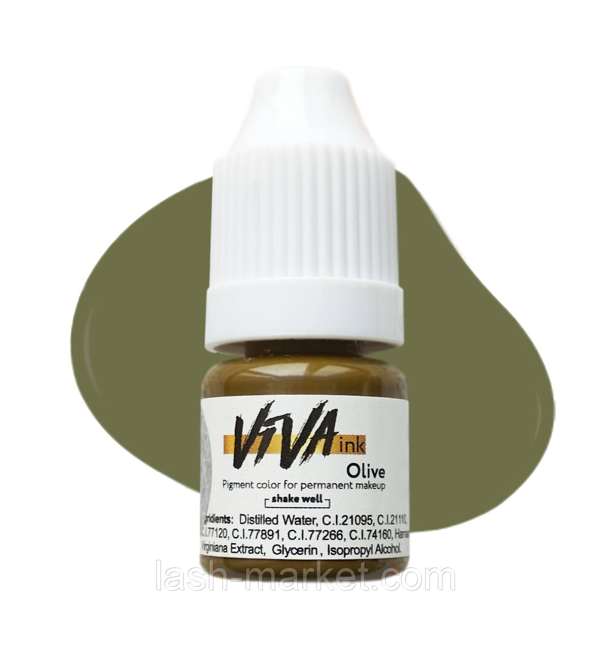 ПІГМЕНТ ДЛЯ ТАТУАЖУ ОЛІВА VIVA INK CORRECTOR #3 6ML, фото 1