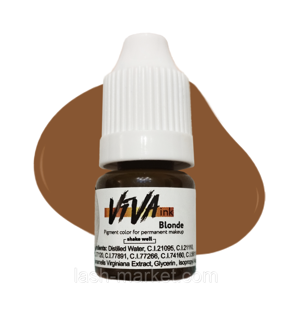 Пігмент для татуажа брів VIVA INK EYEBROWS #1 BLONDE 6ML/3ML, фото 1