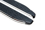 Бокові пороги BlackLine (2 шт., Алюміній) для Volkswagen T-Roc, фото 4