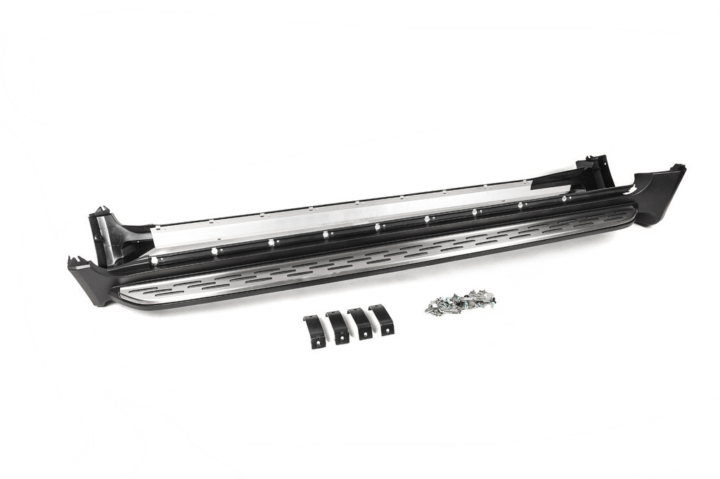 Бокові пороги OEM (дизайн 2019, 2 шт) для Volvo XC90 2002-2014 рр, фото 1