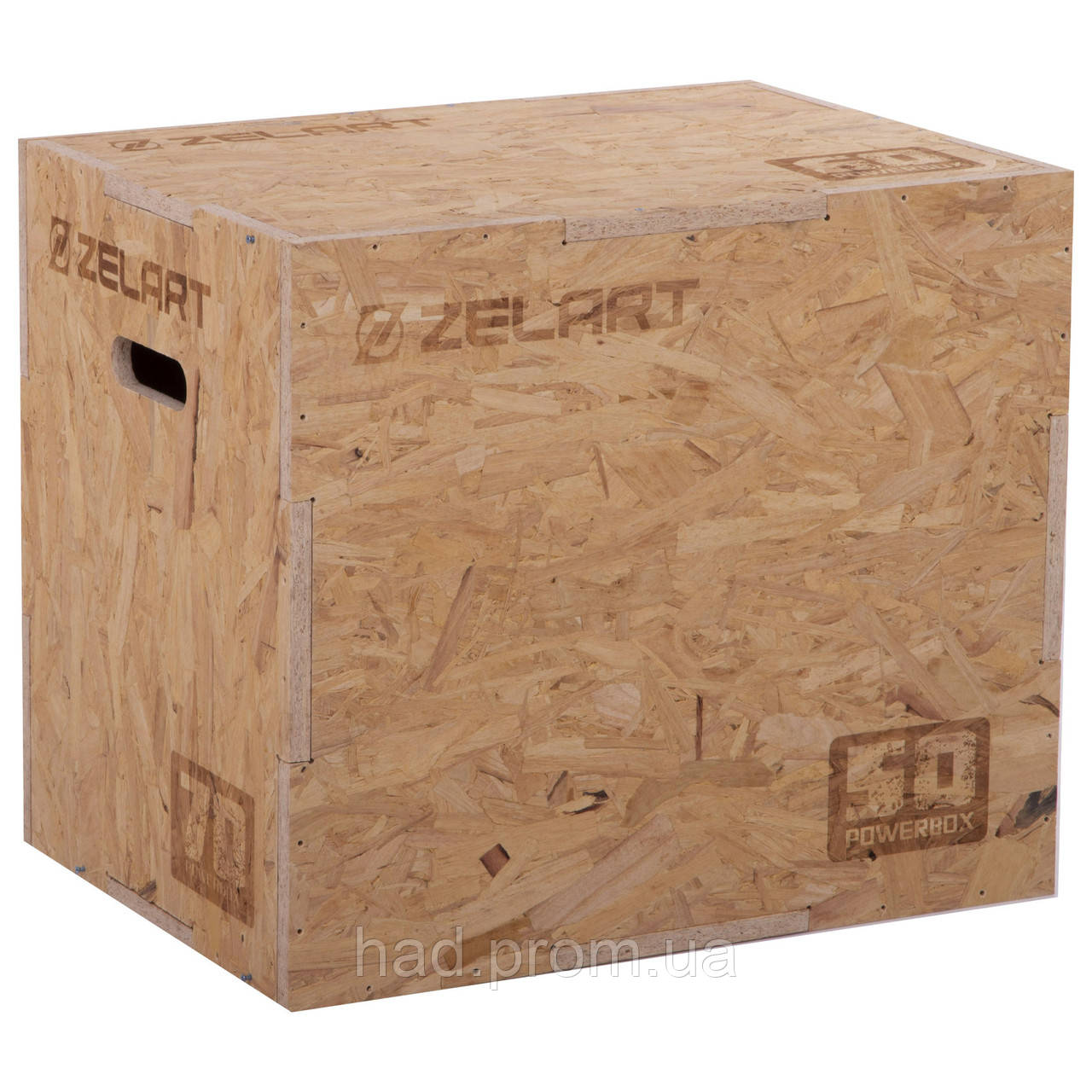 Бокс плиометрический деревянный Zelart BOX-WOOD FI-3636-2 1шт 70см светло-коричневый hd - фото 1 - id-p2142118308