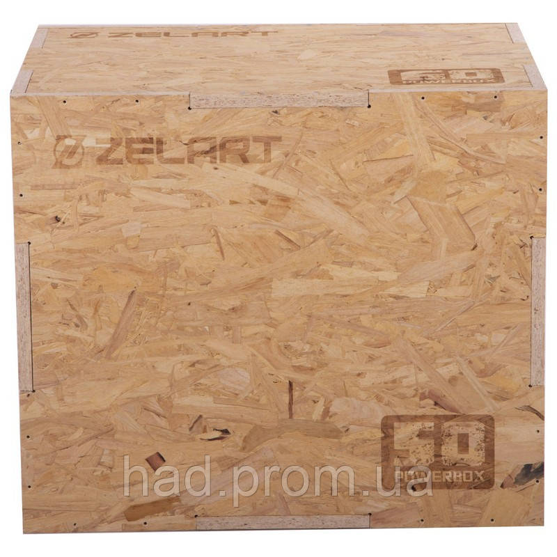 Бокс плиометрический деревянный Zelart BOX-WOOD FI-3636-2 1шт 70см светло-коричневый hd - фото 2 - id-p2142118308