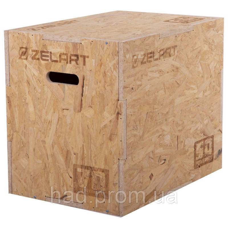 Бокс плиометрический деревянный Zelart BOX-WOOD FI-3636-2 1шт 70см светло-коричневый hd - фото 6 - id-p2142118308