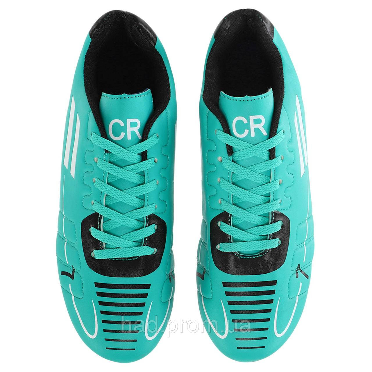 Бутсы футбольная обувь YUKE H8002-1 CR7 размер 40-45 цвета в ассортименте hd - фото 8 - id-p2142118310