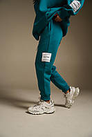 Брюки спортивные женские зеленые карго для женщин утепленные брюки Denver Штани спортивні жіночі зелені карго