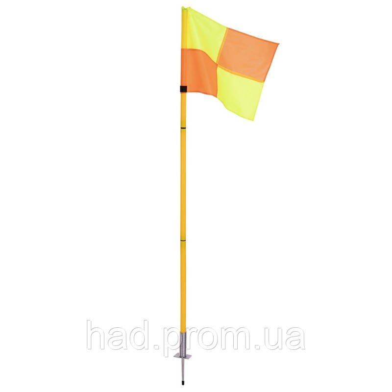 Флаги угловые складные Zelart C-4585 4шт 1,63м оранжевый-желтый hd - фото 2 - id-p2142118368