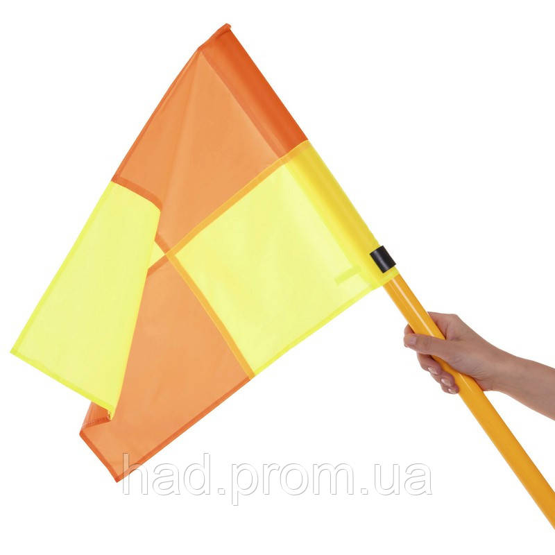 Флаги угловые для поля Zelart YT-6000 4шт 1,6м оранжевый-желтый hd - фото 3 - id-p2142118369