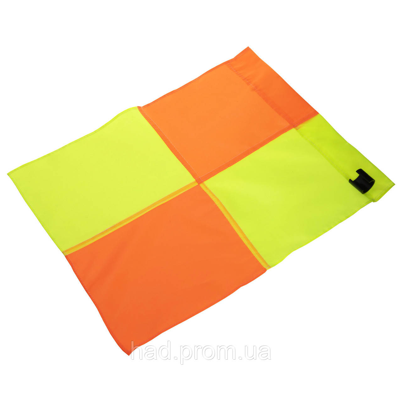 Флаг полотно угловой для поля с клипсой для крепления к штанге Zelart C-4597 45x38см оранжевый-желтый hd - фото 1 - id-p2142118370