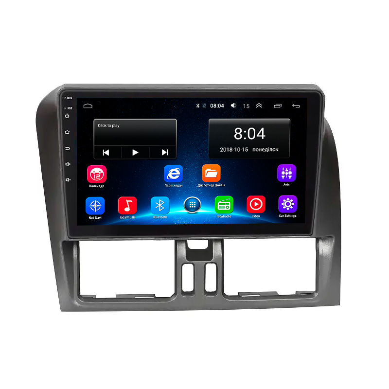 Штатна магнітола Lesko для Volvo XC60 I 2008-2013 екран 9" 2/32Gb Wi-Fi GPS Base 4 шт.