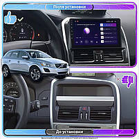 Штатна магнітола Lesko для Volvo XC60 I 2008-2013 екран 9" 2/32Gb Wi-Fi GPS Base 4 шт., фото 3