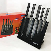 Универсальный кухонный ножевой набор Magio MG-1096 5 шт, набор ножей для кухни, набор поварских ножей, набор