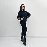 Толстовка жіноча з капюшоном і кишенею кенгуру, демісезон | Худі без флісу, на весну/осінь | Норма та Батал, фото 4