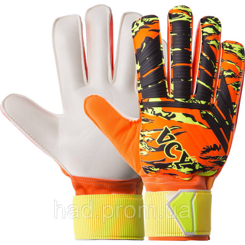 Перчатки вратарские детские с защитой пальцев VCY Zelart FB-931B размер 5-7 цвета в ассортименте hd - фото 2 - id-p2142127856