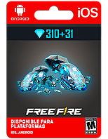 FREE FIRE (Garena) 310+31 Diamonds