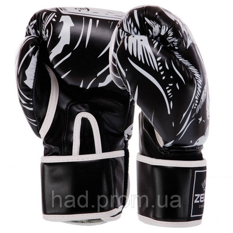 Перчатки боксерские Zelart SKULL BO-5493 8-12 унций цвета в ассортименте hd - фото 8 - id-p2142119327