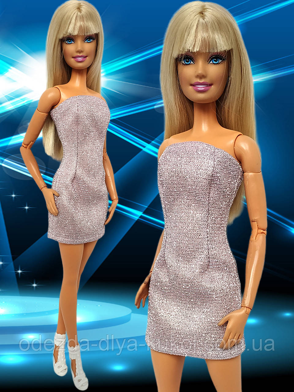 Одяг для ляльок Барбі Barbie - коктейльна сукня