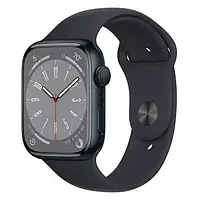Смарт-годинник Apple Watch Series 8 GPS 45mm Midnight Aluminum Case with Midnight Sport Band (MNP13) (Вживаний)