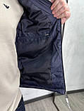 Чоловіча куртка демісезонна Calvin Klein H4303 синя, фото 4