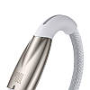 Кабель зарядный Baseus USB A - USB Type C Glimmer Series 100W LED 1 м White (CADH000402), фото 5