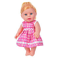 Дитяча лялька з пляшечкою 396M, 29 см (Рожевий) ShoppinGo