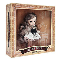 Детская шарнирная кукла YC8001-6A(Brown) 15 см ShoppinGo Дитяча лялька YC8001-6A(Brown) 15 см