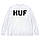 Белый лонгслив Huf Logo унисекс Хаф Хуф, фото 2