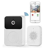 Умный дверной видеозвонок с WIFI камерой, Doorbell X9 Беспроводной видеодомофон Аккумуляторный домофон