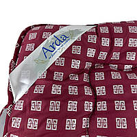 Одеяло двуспальное закрытое Arda Квадрат 20402 175х215 см бордовое b