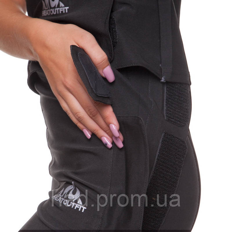 Штаны для похудения HEATOUTFIT ST-2147 M-3XL черный hd - фото 2 - id-p2142120472