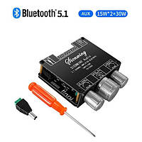 Підсилювач потужності 2X15W+30W Bluetooth (YS-E30H)