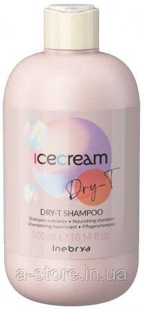 Шампунь для сухого кучерявого й фарбованого волосся Inebrya Shampoo Dry-T, фото 1
