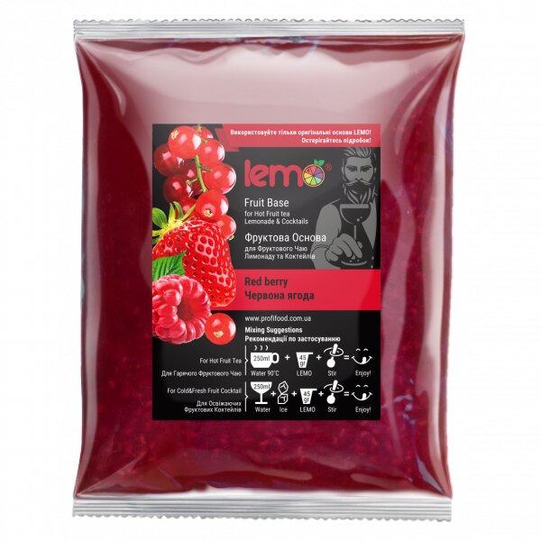 Фруктове пюре Червона ягода Lemo 1 кг, фото 1