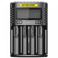 Зарядное устройство для аккумуляторов Nitecore Digicharger UMS4 (4 channels, LCD, Li-ion, IMR, Ni-Mh, Ni-Cd,