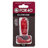 Свисток судейский пластиковый ECLIPSE CMG FOX40-ECLIPSE цвет красный hd