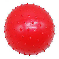 Гумовий м'яч масажний, 27 см (червоний)