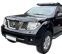 Дефлектор капоту (мухобійка) Nissan Navara D40 2005-2010 +Frontier, Eurocap + Vip Tuning, NS26