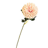 Искусственный цветок "Хризантема нежно-розовая" 35 см, пластик