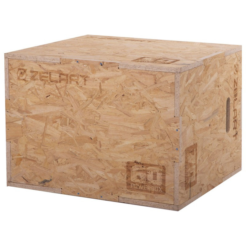 Бокс пліометричний дерев'яний Zelart BOX-WOOD FI-3636-2 1шт 70см світло-коричневий kl - фото 3 - id-p2142120122