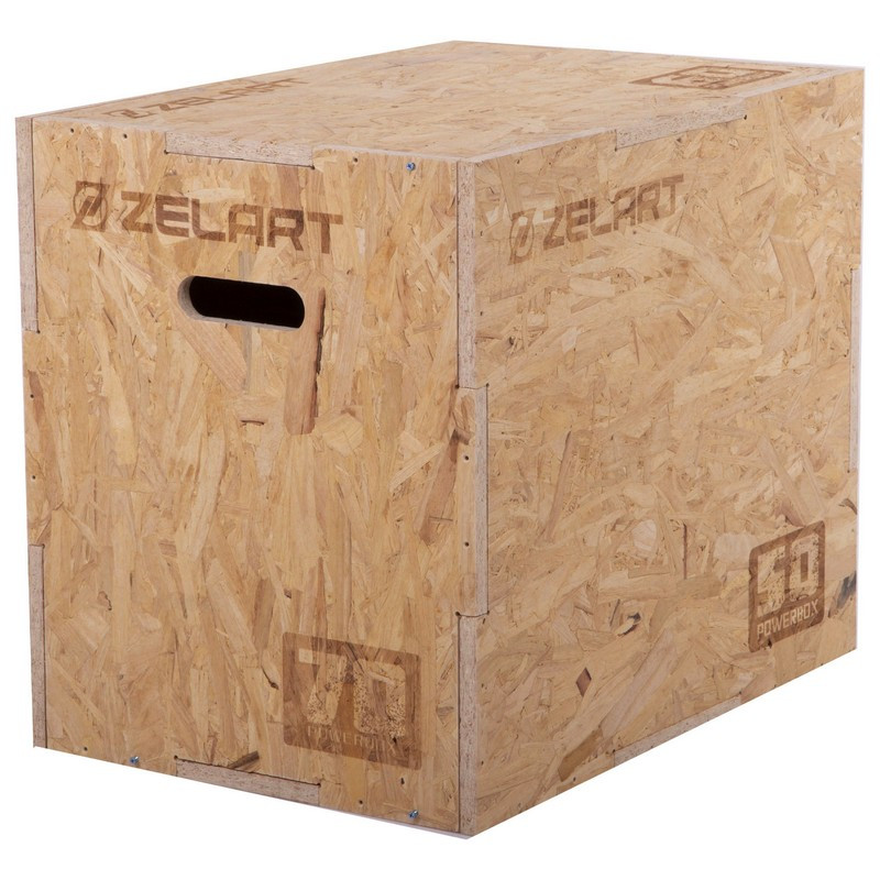 Бокс пліометричний дерев'яний Zelart BOX-WOOD FI-3636-2 1шт 70см світло-коричневий kl - фото 6 - id-p2142120122