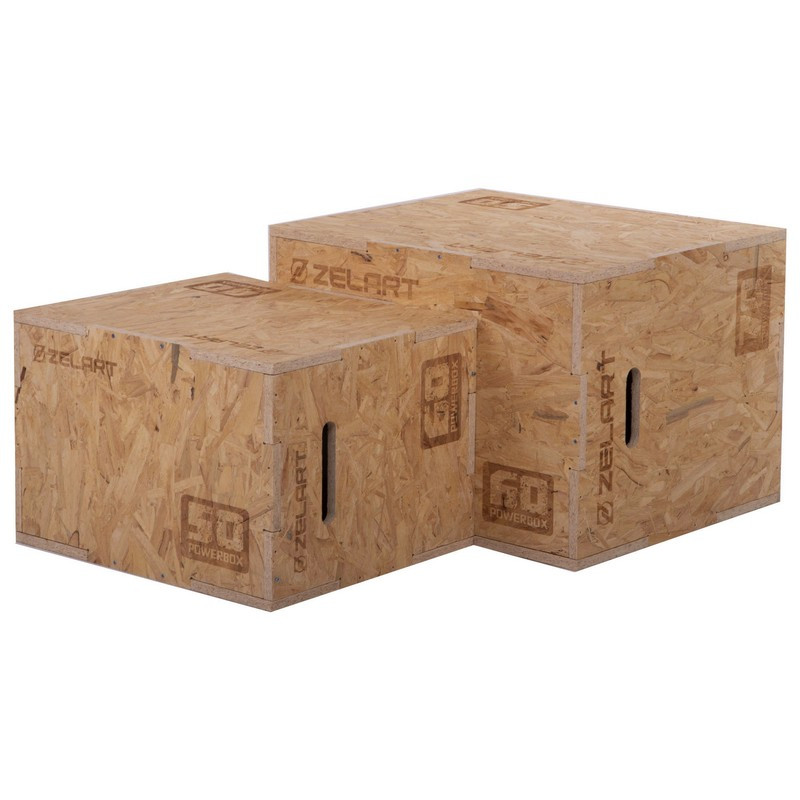Бокс плиометрический деревянный Zelart BOX-WOOD FI-3636-2 1шт 70см светло-коричневый kl - фото 10 - id-p2142120122